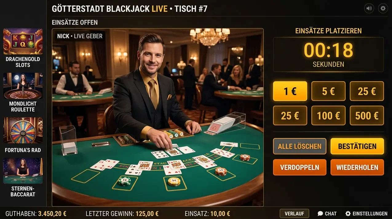 Live Casino · Capospin